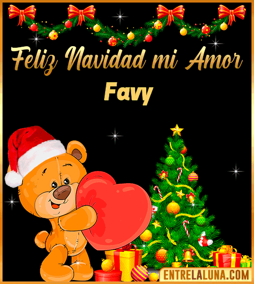 Feliz Navidad mi Amor Favy