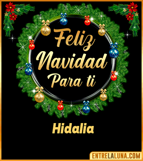 Feliz Navidad para ti Hidalia