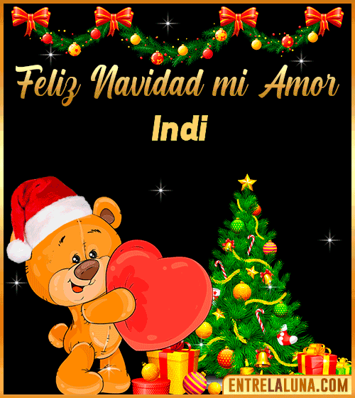 Feliz Navidad mi Amor Indi