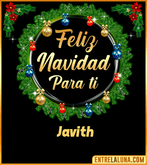Feliz Navidad para ti Javith
