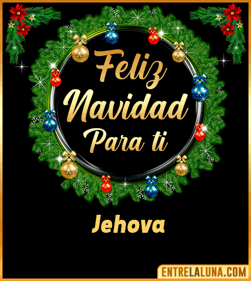 Feliz Navidad para ti Jehova