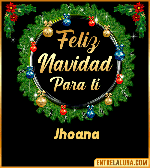 Feliz Navidad para ti Jhoana