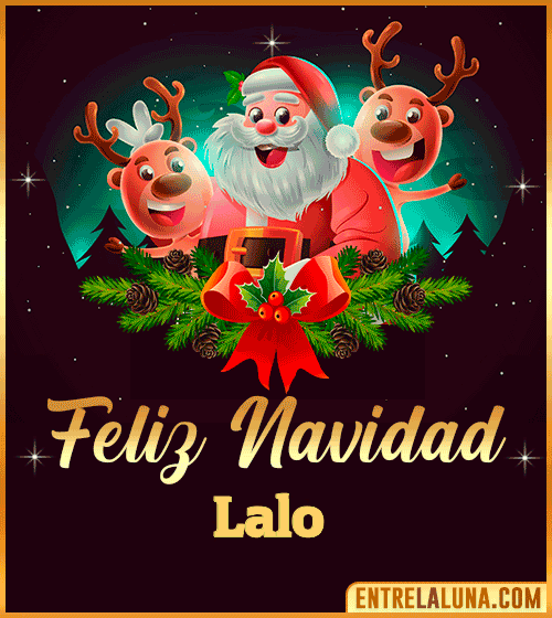 Feliz Navidad Lalo