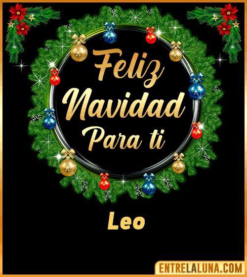 Feliz Navidad para ti Leo