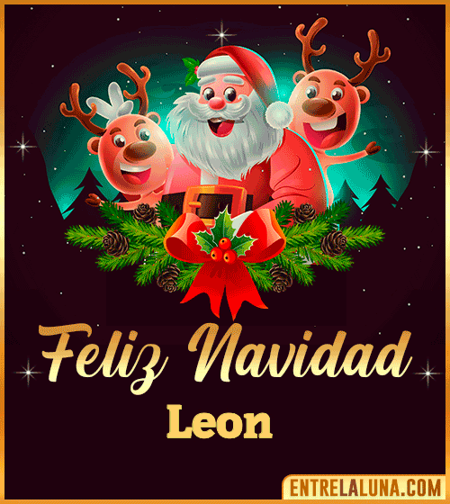 Feliz Navidad Leon