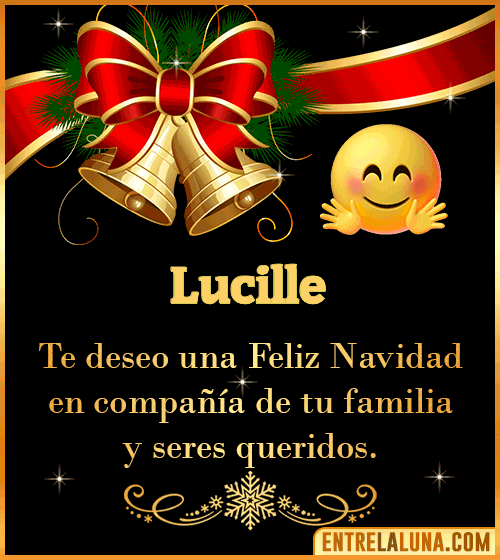 Te deseo una Feliz Navidad para ti Lucille