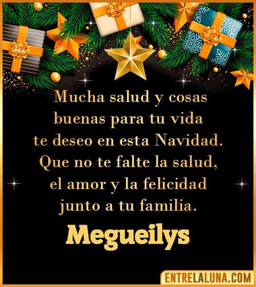 Te deseo Feliz Navidad Megueilys