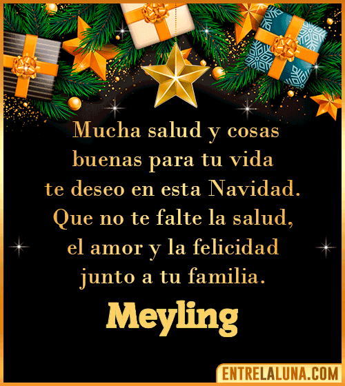 Te deseo Feliz Navidad Meyling