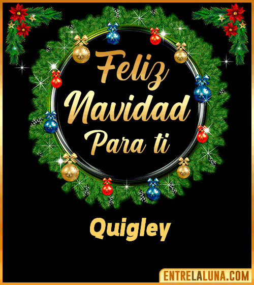 Feliz Navidad para ti Quigley