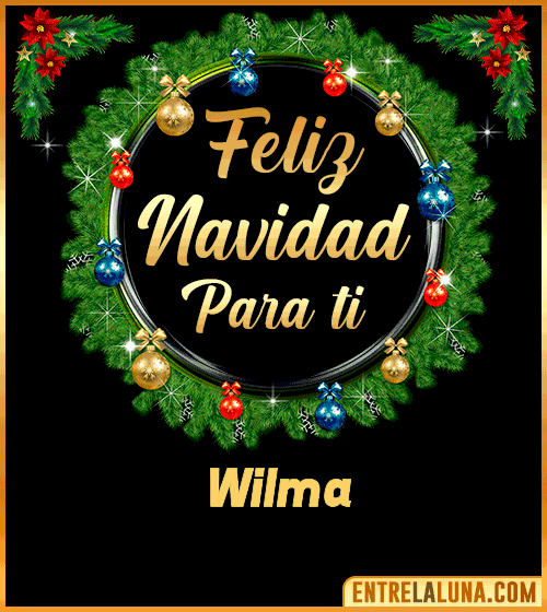 Feliz Navidad para ti Wilma