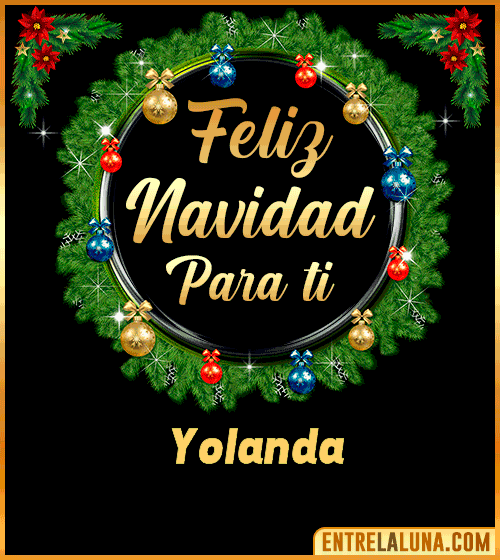 Feliz Navidad para ti Yolanda