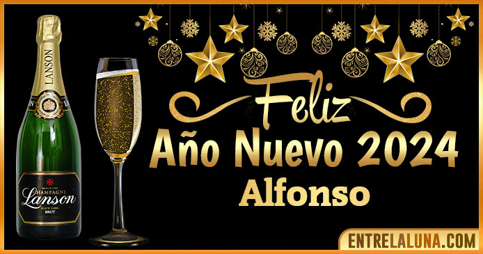 Gif de año nuevo 2024 para Alfonso 🥂