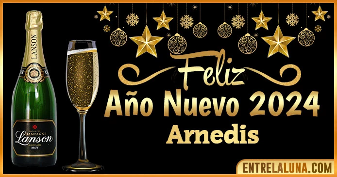 Gif de año nuevo 2024 para Arnedis 🥂