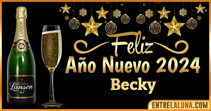Gif de año nuevo 2024 para Becky 🥂