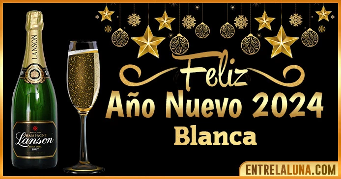 Gif de año nuevo 2024 para Blanca 🥂