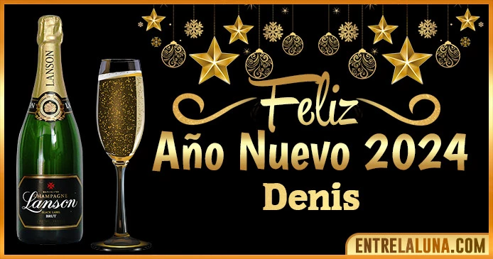 Gif de año nuevo 2024 para Denis 🥂