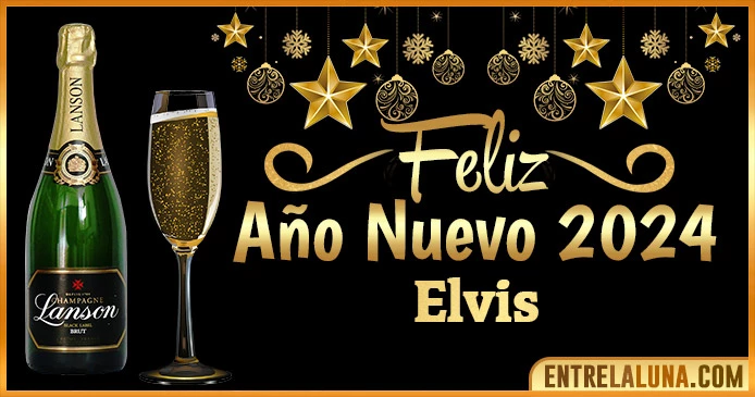 Gif de año nuevo 2024 para Elvis 🥂