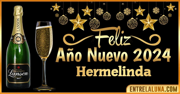 Gif de año nuevo 2024 para Hermelinda 🥂