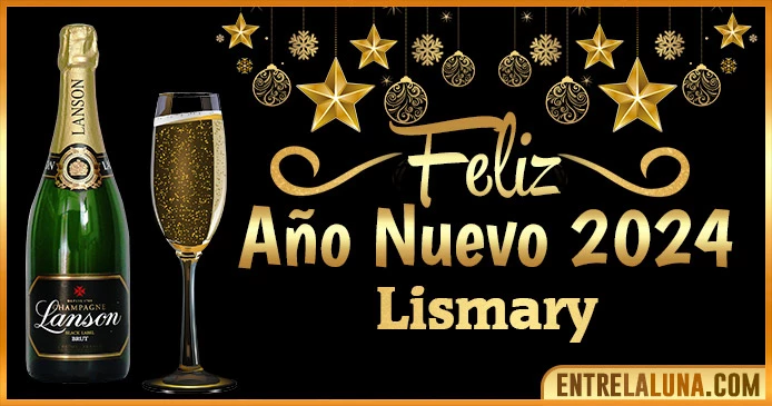 Gif de año nuevo 2024 para Lismary 🥂