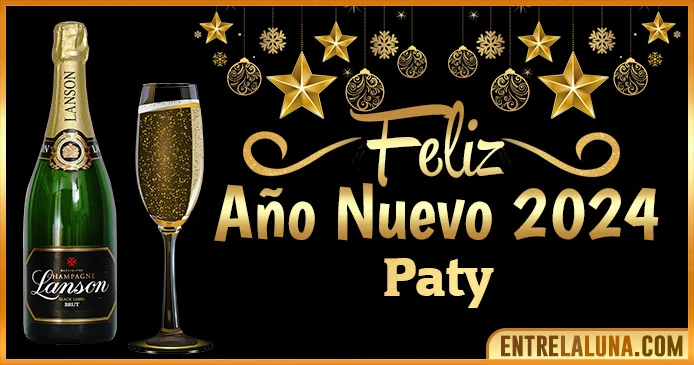 Gif de año nuevo 2024 para Paty 🥂