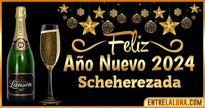 Gif de año nuevo 2024 para Scheherezada 🥂