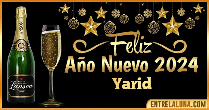 Gif de año nuevo 2024 para Yarid 🥂