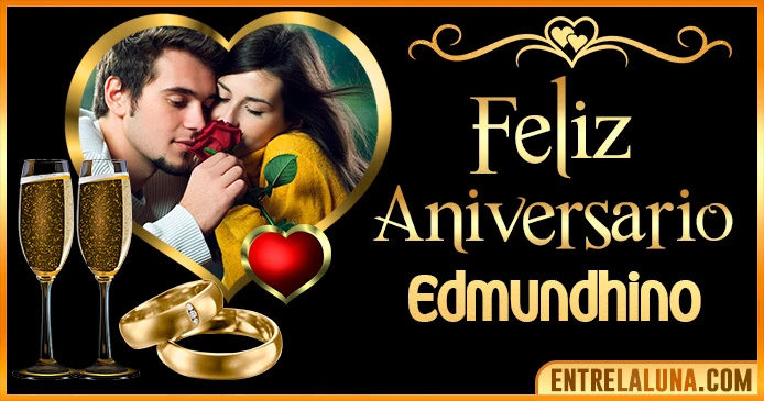 Feliz Aniversario Mi Amor Edmundhino 👨‍❤️‍👨 | Mensajes, Gifs y Imágene