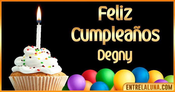 ➤ Feliz Cumpleaños Degny GIF 🎂 【Felicidades Degny 】🎉