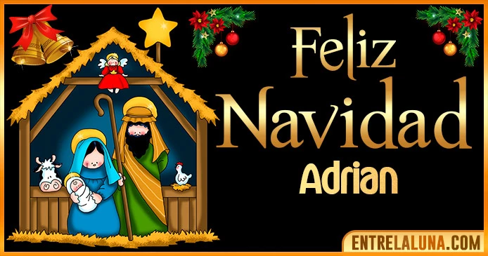 Gif de Navidad para Adrian 🎅