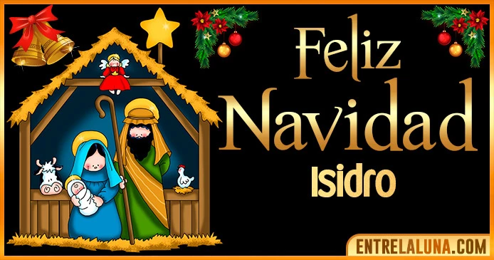Gif de Navidad para Isidro 🎅