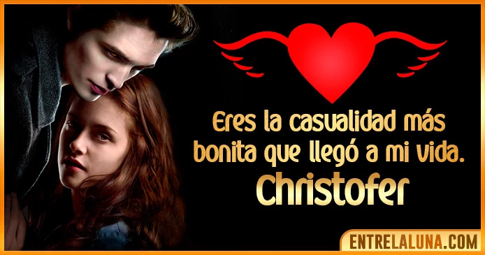 ▷ GiFs de Amor para Christofer ❤ 【Te Amo, Te quiero y Te Extraño】