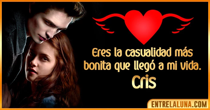 ▷ GiFs de Amor para Cris ❤ 【Te Amo, Te quiero y Te Extraño】