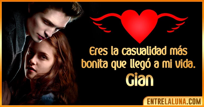 ▷ GiFs de Amor para Gian ❤ 【Te Amo, Te quiero y Te Extraño】