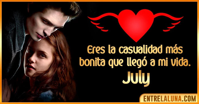 ▷ GiFs de Amor para July ❤ 【Te Amo, Te quiero y Te Extraño】
