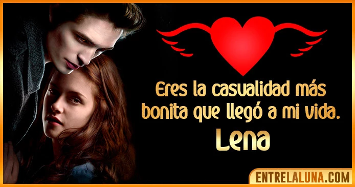 ▷ GiFs de Amor para Lena ❤ 【Te Amo, Te quiero y Te Extraño】