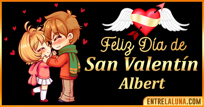 Gif de San Valentín para Albert 💘