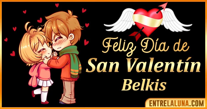 Gif de San Valentín para Belkis 💘