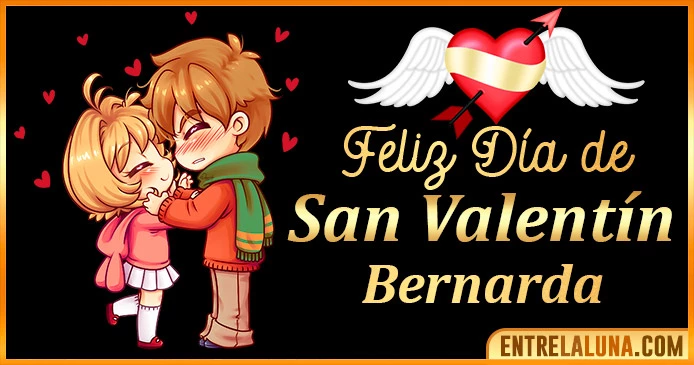 Gif de San Valentín para Bernarda 💘
