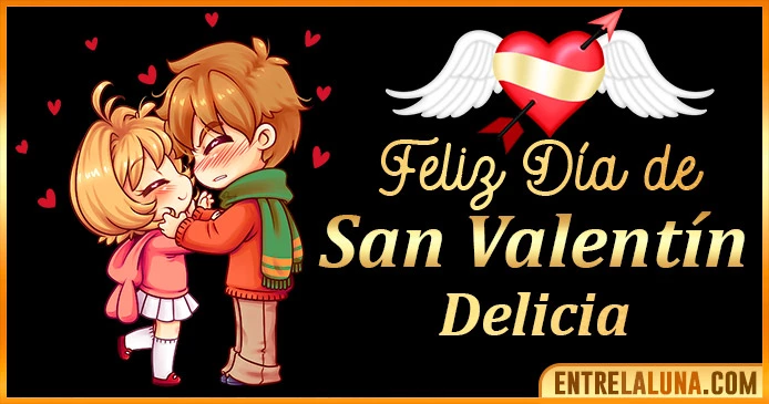 Gif de San Valentín para Delicia 💘