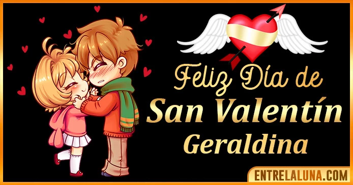 Gif de San Valentín para Geraldina 💘