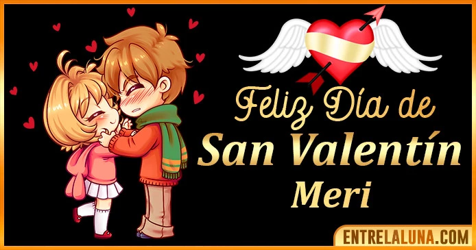 Gif de San Valentín para Meri 💘