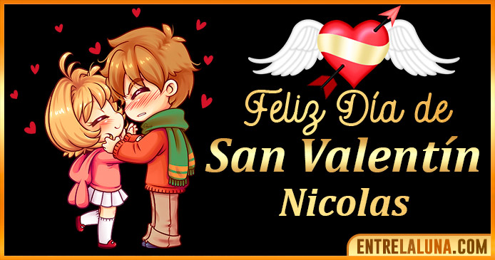 Gif de San Valentín para Nicolas 💘