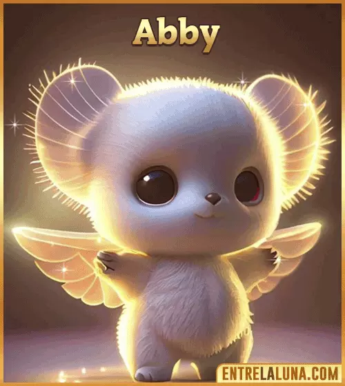 Imagen tierna con Nombre Abby