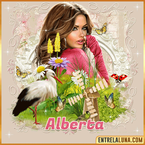 Imágenes con nombre de Mujer Alberta