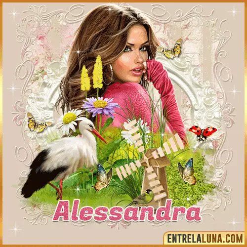 Imágenes con nombre de Mujer Alessandra