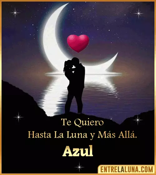 Te quiero hasta la luna y más allá Azul