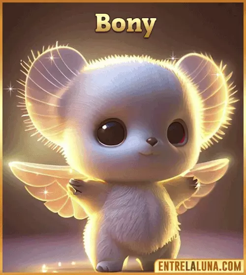 Imagen tierna con Nombre Bony