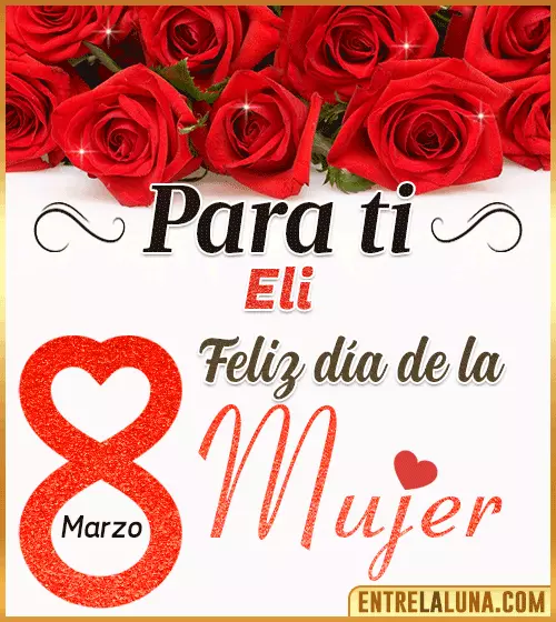 Tarjetas del día de la Mujer Eli