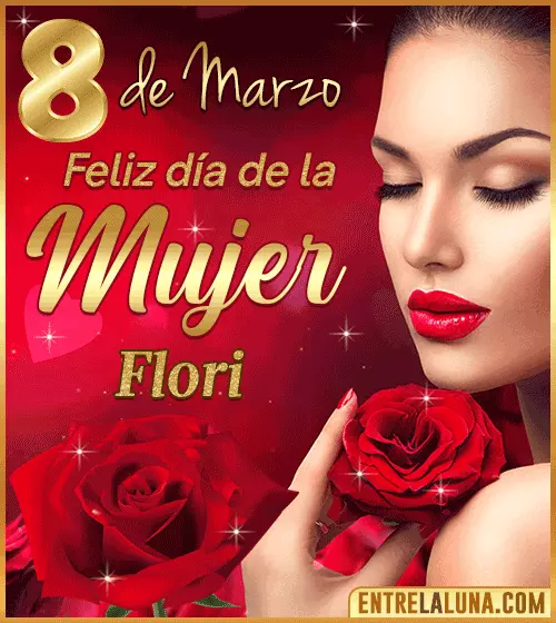 Gif Feliz día de la Mujer Flori