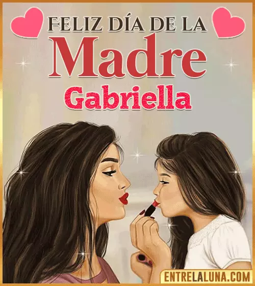 Gif Feliz día de la Madre Gabriella